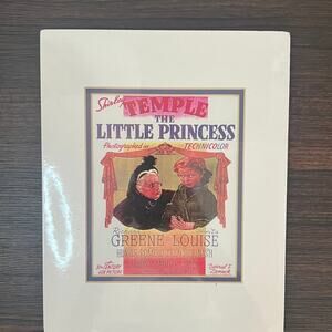 Shirley Temple Little Princess Poster Print Vintage Style Matted Art